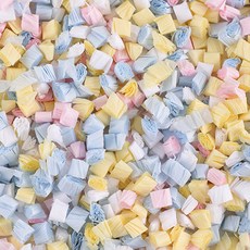 懶懶喵 軟糖紙粒 倉鼠紙粒 無塵紙粒 無塵墊料 吸水紙粒 倉鼠紙墊料 低敏 無粉塵 蜥蜴 守宫 蛇, 1個, 彩虹冰檸450g, 450g