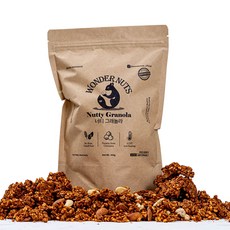 원더너츠 수제 저당 그래놀라 시리얼 고식이섬유, 1개, 350g