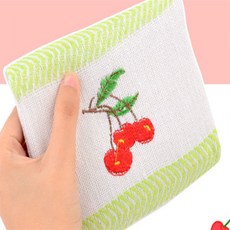 블라썸 과일무늬 주방용 타올 핸드타올