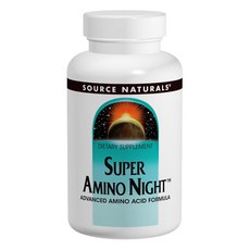 SOURCE NATURALS 夜間氨基酸補充膠囊, 60 件, 1個