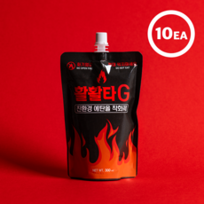 활활타지 캠핑용 친환경 에탄올 착화제 300ml (10개), 10개