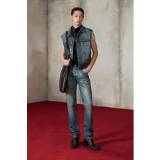 ZARA 루도빅 드 생 세르넹 x 자라 리브드 니트 스웨터 - 블랙