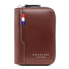 쇼미코리아 남여공용 대용량 카드수납 지퍼 가죽 포켓 선물 명함 아코디언지갑 카드지갑