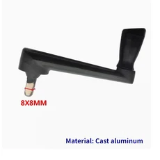 파라솔 난간 차양 우산 부품 수리 발코니 마당 교체, 02 Handle   Aluminum