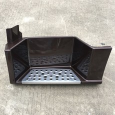 오른쪽 왼쪽 사이드 스텝 페달 5톤 드럭 입구 발판 사이드 보조 발판 화물차 트럭 스텝, 단일사이즈, 브라운 왼쪽