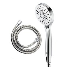 아메리칸스탠다드 스텔라 샤워기 샤워헤드 + 국산 황동스텐 샤워호스 1.5M세트 MGJA018, 크롬, 1세트