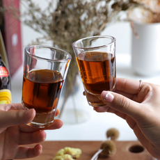 모던한 심플 미니 유리 소주잔 집들이선물 80ml 110ml, 1044-13, 1개