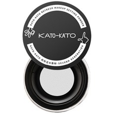 KATO超強控油定妝散粉 一秒磨皮 持久底妝必備, 透明, 1個