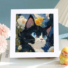 鑽石畫 滿鑽 治癒系 清新花卉 客廳裝飾擺件, 1個