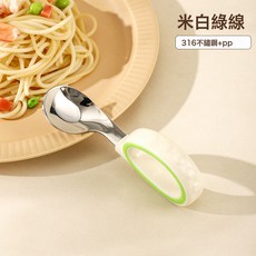 寶寶勺子嬰幼兒學吃飯訓練自主進食輔食勺兒童叉勺便攜套裝勺嬰童, 1個, 如圖所示1507, 寶寶輔食勺【1只裝】316L不銹鋼