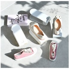 컴포즈하우스 3단 높이조절 신발정리대 슈즈렉, 아이보리색, 20개