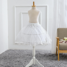 하이유니 플라워 레이스 와이어 메쉬 드레스 아동 패티코트 속 치마