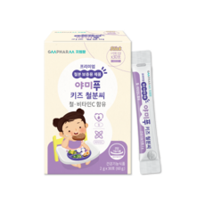 지엠팜 어린이영양제 정품 야미푸키즈 철분씨 30포 약국 판매중, 2g, 30개