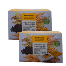 노브랜드 국내산 현미로 만든 스틱 미숫가루 600g x 2개 무농약