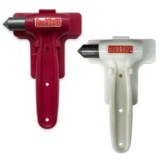 비상탈출 망치 소방 완강기 자동차 유리파쇄 해머, 아이보리, 1개