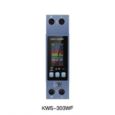 Din 레일 AC 모니터 KWS-303WF/KWS-303L/KWS-303 8-in-1 100-290V 40A 역률 주파수 KWH 미터 WiFi 제어, 03 KWS 303WF, 01 빠른  Mainland