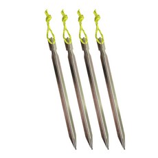 18cm Alu nument 텐트 못 밧줄 액세서리 야외 모래 캠핑 하이킹 지상 스테이크 장비 여행, Silver 4 pieces