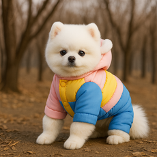 노엔트 강아지 패딩, 1개, 혼합