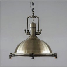 LOFT工業風金屬鐵藝船長吊燈 LC-013，高質感燈飾，打造獨特居家風格, 古銅色
