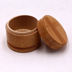 碳化竹子小號便攜茶葉筒 密封儲存罐, 8cm茶葉筒 1兩裝, 1個