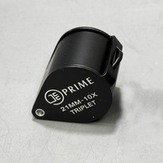 프라임 mg7014 확대경 루페 10x-21mm, 검정, 1개