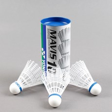 요넥스 마비스 10 야외용 나일론 셔틀콕 3매입 배드민턴 WHITE, 1개, 3개입, 화이트