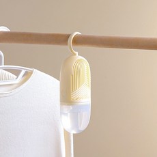 모아레 걸이용 옷장 제습기 분리형 물통 반영구 제습제, 노랑색