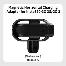 Insta360 GO 3S 카메라 충전용 마그네틱 케이스 퀵 릴리스 브래킷 사이클링 헬멧 마운트 삼각대 홀더 보호, 01 유니버설, 08 Horizontal Charging