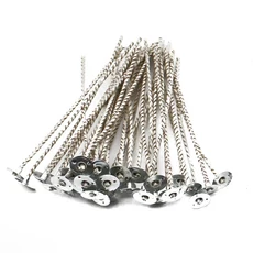 양초 심지 혼합 브레이드 패턴 와이어 40 가닥 만들기 용품 8cm 10cm 50 개, 03 15cm 50pcs