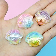 오로라 컬러 조개 장식 수조 어항 꾸미기 구피 키우기 _20260301EA