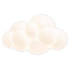 雲朵造型護眼燈 智慧無極調光調色 臥室床頭柔光夜燈, 白色小號