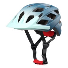 아동용 자전거 헬멧 청소년 키즈 남아 및 여아용 2가지 사이즈 조절 가능 만 3-5-8-10-12-14세 스케이팅 사이클링 스쿠터용 바이저 포함 어린이 헬멧 (퍼플 블루, S: 48-54 cm / 18.9"-21.3", 블루-화이트 그라데이션