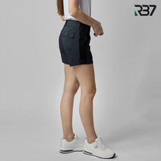 RB7 여성 고신축 스팽글 아웃포켓 골프반바지 R3MWPT496