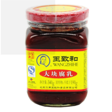 [오늘의 아시아푸드] 왕즈허 홍부유(취두부 양념발효두부) 340g 단품, 1개