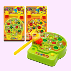 두더지팡팡 명중하면 멜로디 소리가 나는 순발력 EQ IQ 쑥쑥 보드 게임 아이 조카 선물, 1개