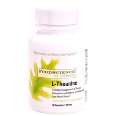 FOOD SCIENCE OF VERMONT 茶胺酸膠囊, 60顆, 1罐