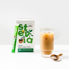 (설탕없는 믹스커피)건강커피 컴포어 스테비아 믹스커피 30개입, 4박스, 9.95g