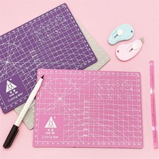 A5 데스크 커팅 보드 매트 컷팅 칼판 양면 재단판 소형, 단품