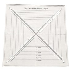 Bequilter 퀼팅용 쉬운 하프 스퀘어 삼각형 템플릿, Bequilter 퀼팅용 쉬운 하프 스퀘어 삼각형 템플