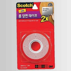3M)폼양면테이프(3215/24mmx1.5m/강력), 단품