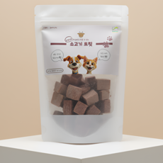 헬시하이펫 고양이 강아지 동결건조 간식 소고기, 1개, 50g, 큐브