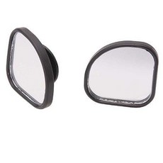 車之嚴選 cars_go 汽車用品【CZ244】日本CARMATE 黏貼式超廣角安全行車輔助鏡(扇型) 2入, 1個