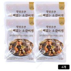 [홈쇼핑] 정성곳간 특 뼈없는 소갈비찜, 4개, 500g