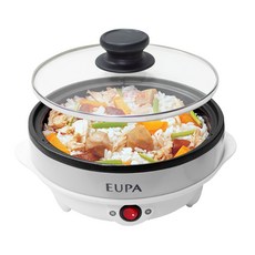 優柏EUPA 一公升多功能小火鍋 煎鍋 炒鍋 蒸鍋 TSK-2162