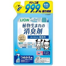 日本 LION 貓狗用 寵物除臭液 尿尿除臭液 尿味除臭液 空間除臭噴霧 皇后廚房, 1個, LION貓狗用寵物除臭液【補充】藍-無香