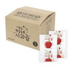 햇살듬뿍 사과즙 100ml 대용량 100포 벌크형, 100팩