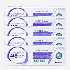얼리임테기 얼리테스트기 임신테스트기 원큐플러스업 x5개, 5개, 1개입