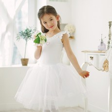 유아발레복 키즈 여아발레복 국내제작 레이스 롱튜튜