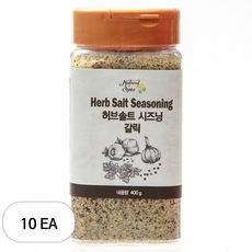 내츄럴스파이스 허브솔트시즈닝 갈릭, 400g, 10개