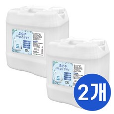 크로바 초순수 3차 살균 정제수 19L 묶음 반도체 UV살균 지게차배터리 가습기 증류수 의료용 산업용 가정용, 2개